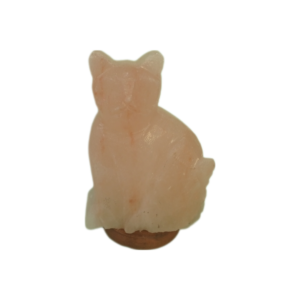 Himalayan Pink Salt Cat Lamp